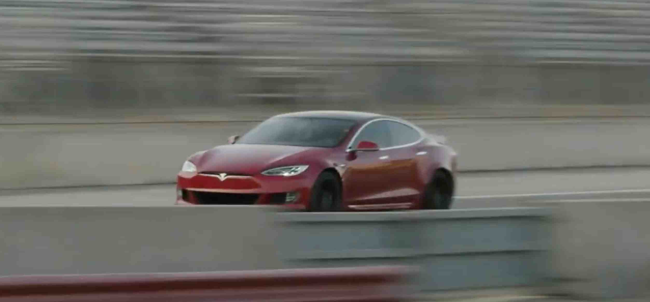 How far can a Tesla go on highway?