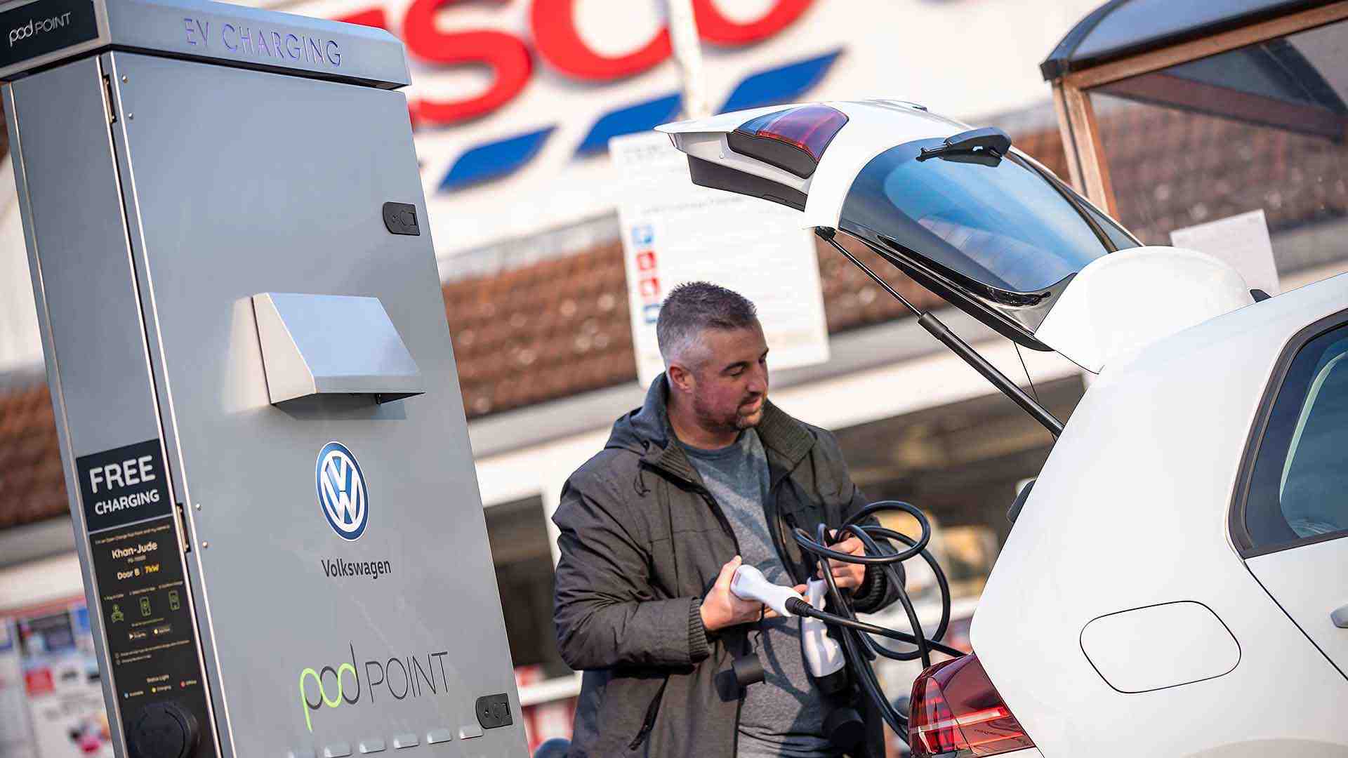 How long does it take to charge a Tesla at a charging station?