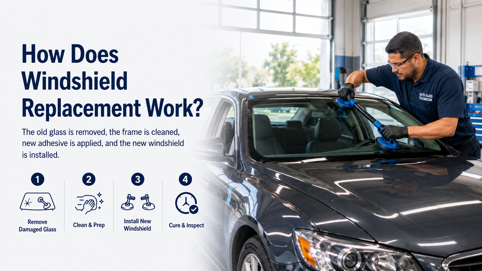 How windshield replacement works