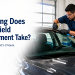 Windshield replacement time estimation